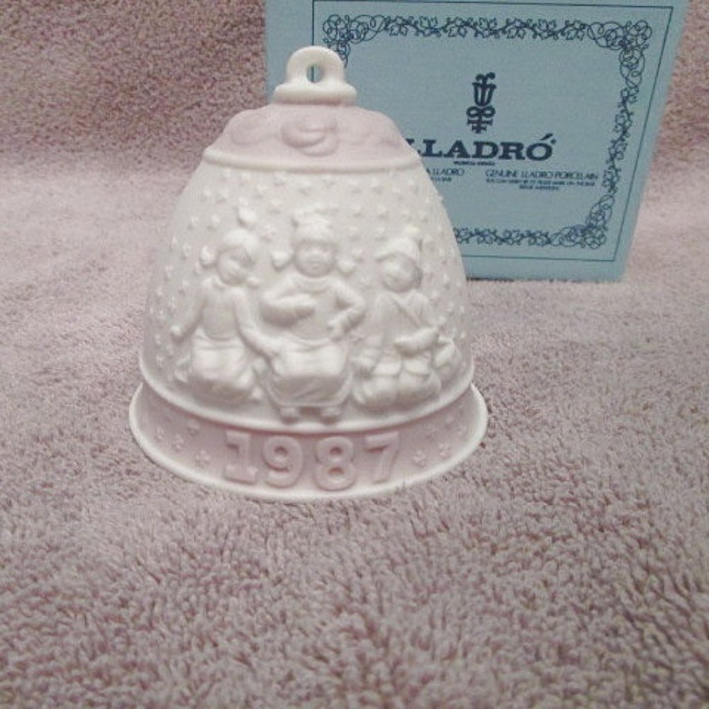 Vtg Lladro Porcelain Campanita Ornament Tinker Bell 1st Issue 5458 Box 1987